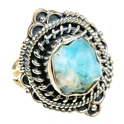 Larimar Rings handcrafted by Ana Silver Co - RING80463 - Photo 2