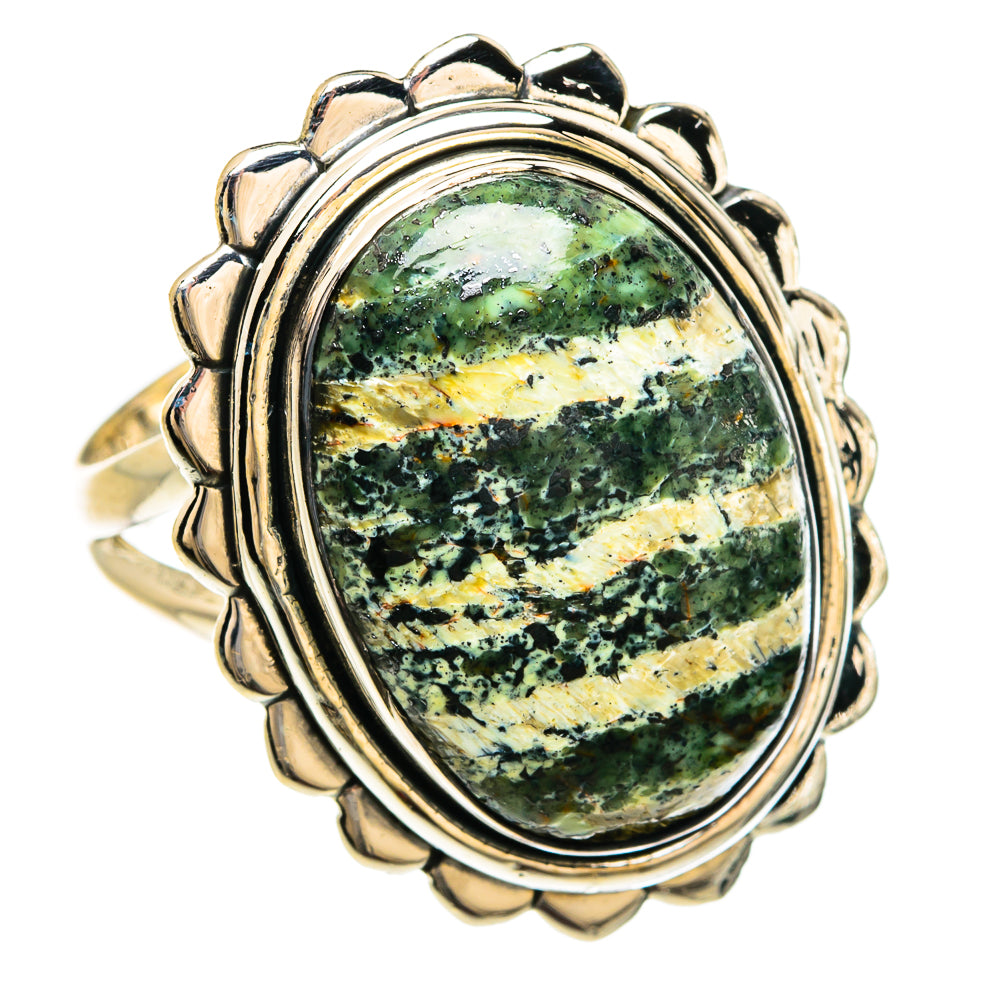 Lizard Jasper Rings handcrafted by Ana Silver Co - RING80469