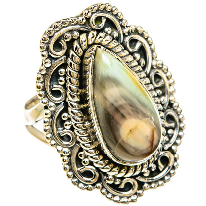 Willow Creek Jasper Rings handcrafted by Ana Silver Co - RING80470 - Photo 2