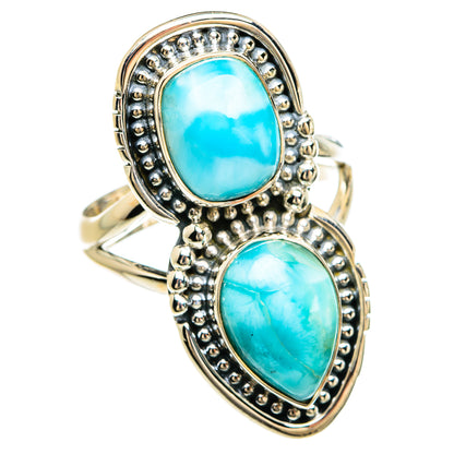 Larimar Rings handcrafted by Ana Silver Co - RING80483