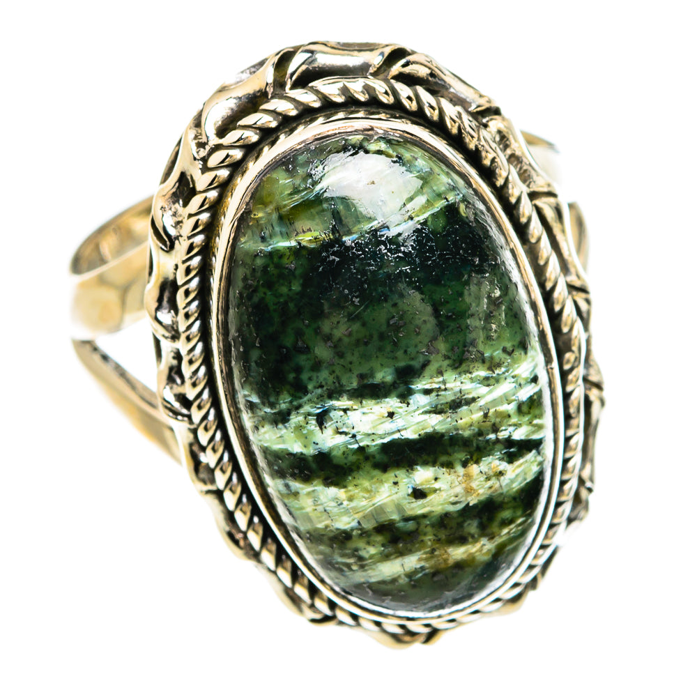 Lizard Jasper Rings handcrafted by Ana Silver Co - RING80490