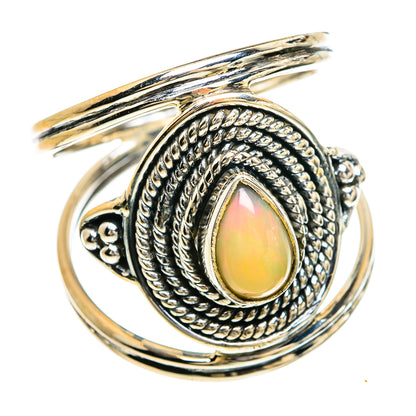 Ethiopian Opal Rings handcrafted by Ana Silver Co - RING80505