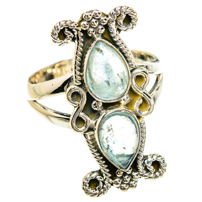 Aquamarine Rings handcrafted by Ana Silver Co - RING80509