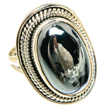 Hematite Rings handcrafted by Ana Silver Co - RING80526