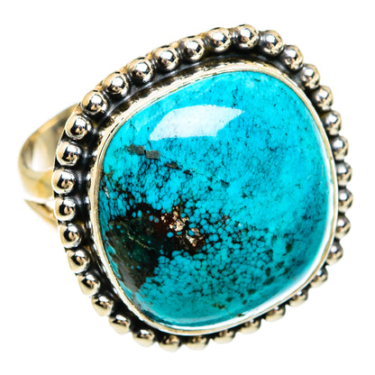 Tibetan Turquoise Rings handcrafted by Ana Silver Co - RING80527