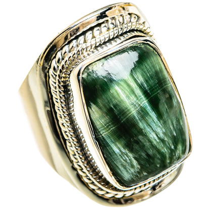 Seraphinite Rings handcrafted by Ana Silver Co - RING80538