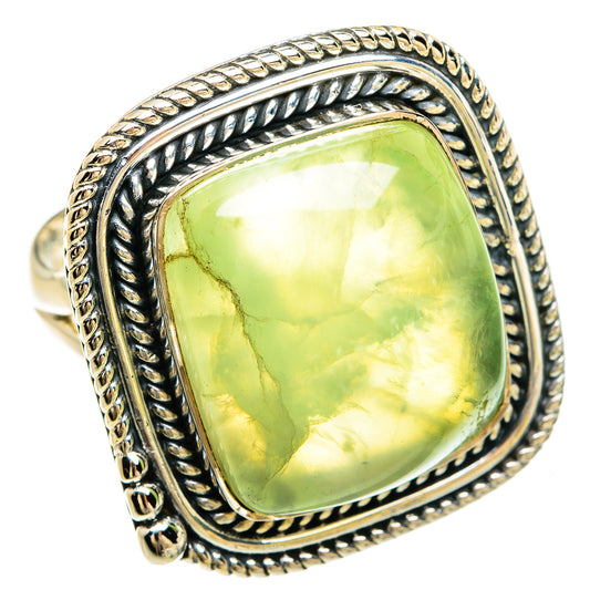 Prehnite Rings handcrafted by Ana Silver Co - RING80539