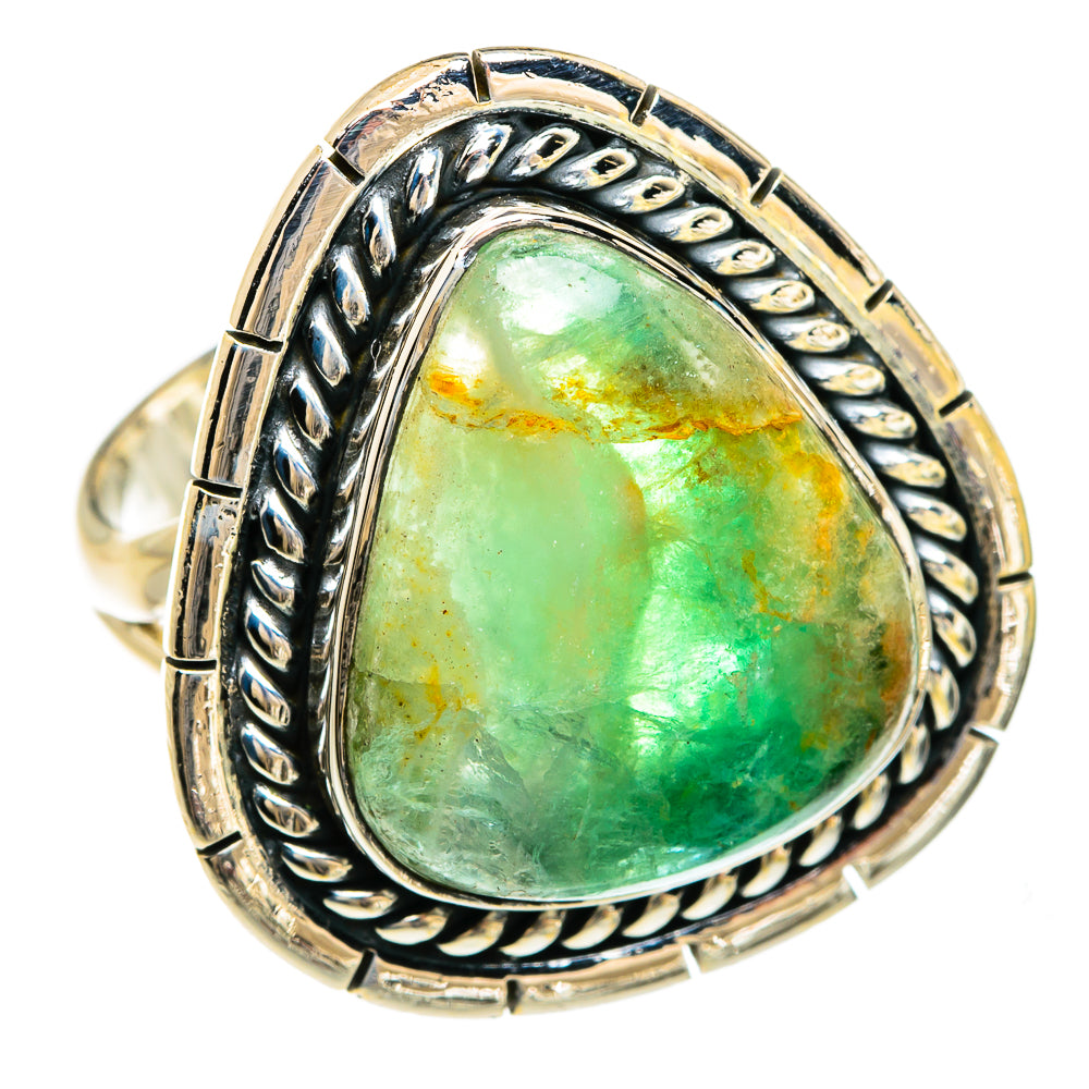 Prehnite Rings handcrafted by Ana Silver Co - RING80540