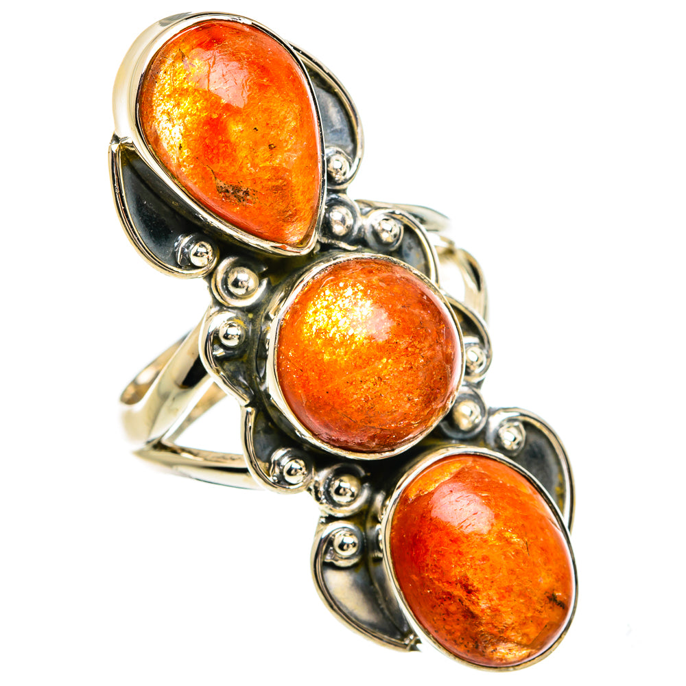 Sunstone Rings handcrafted by Ana Silver Co - RING80546
