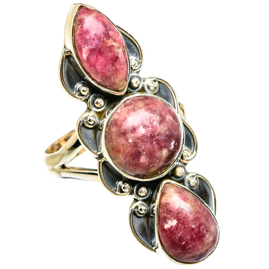 Lepidolite Rings handcrafted by Ana Silver Co - RING80548