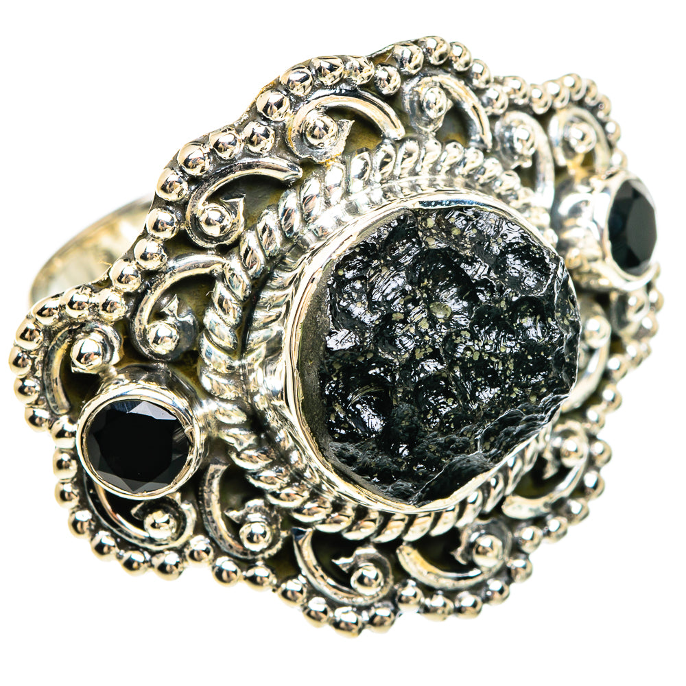 Tektite Rings handcrafted by Ana Silver Co - RING80554