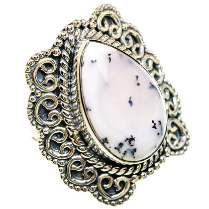 Dendritic Opal Rings handcrafted by Ana Silver Co - RING80558