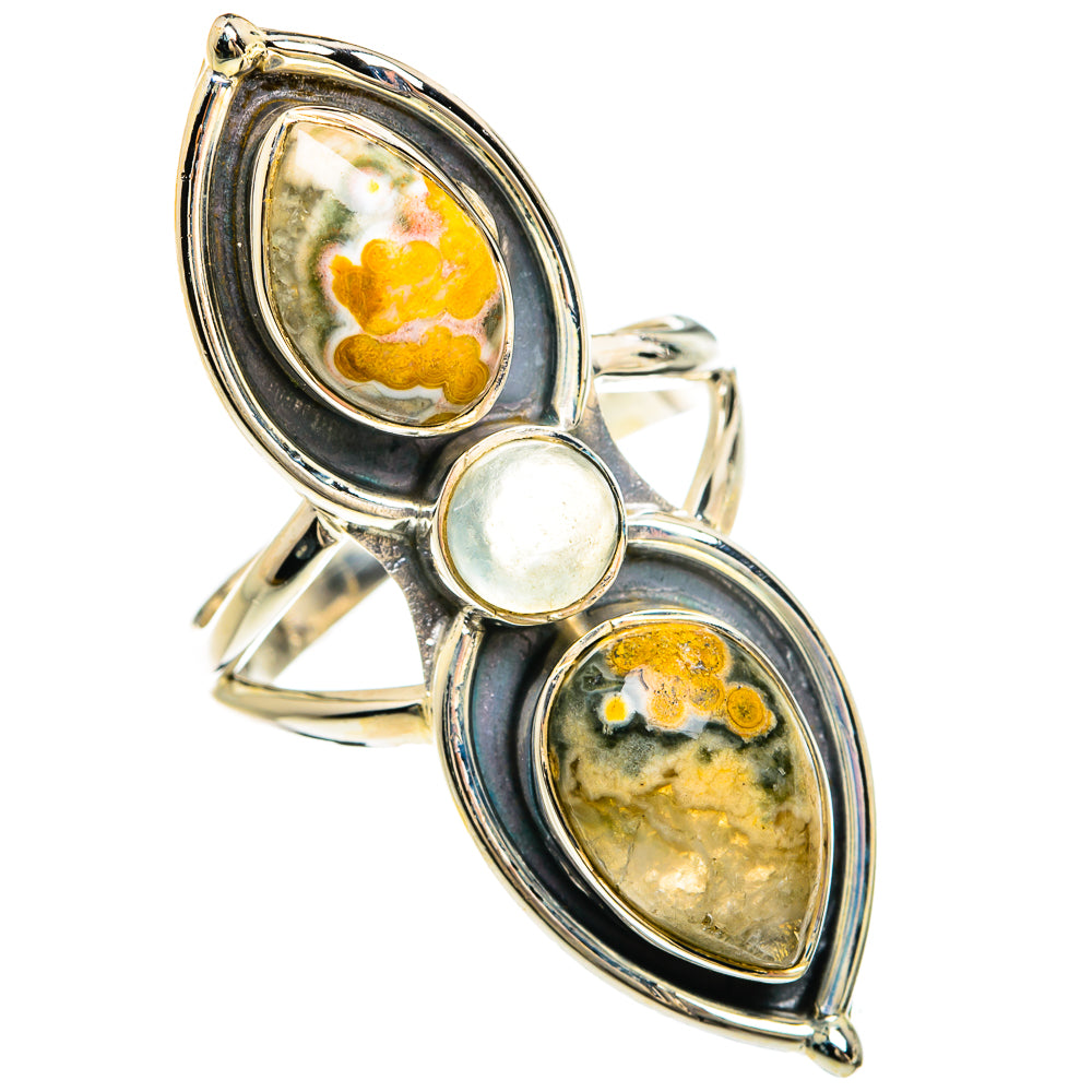 Ocean Jasper Rings handcrafted by Ana Silver Co - RING80561