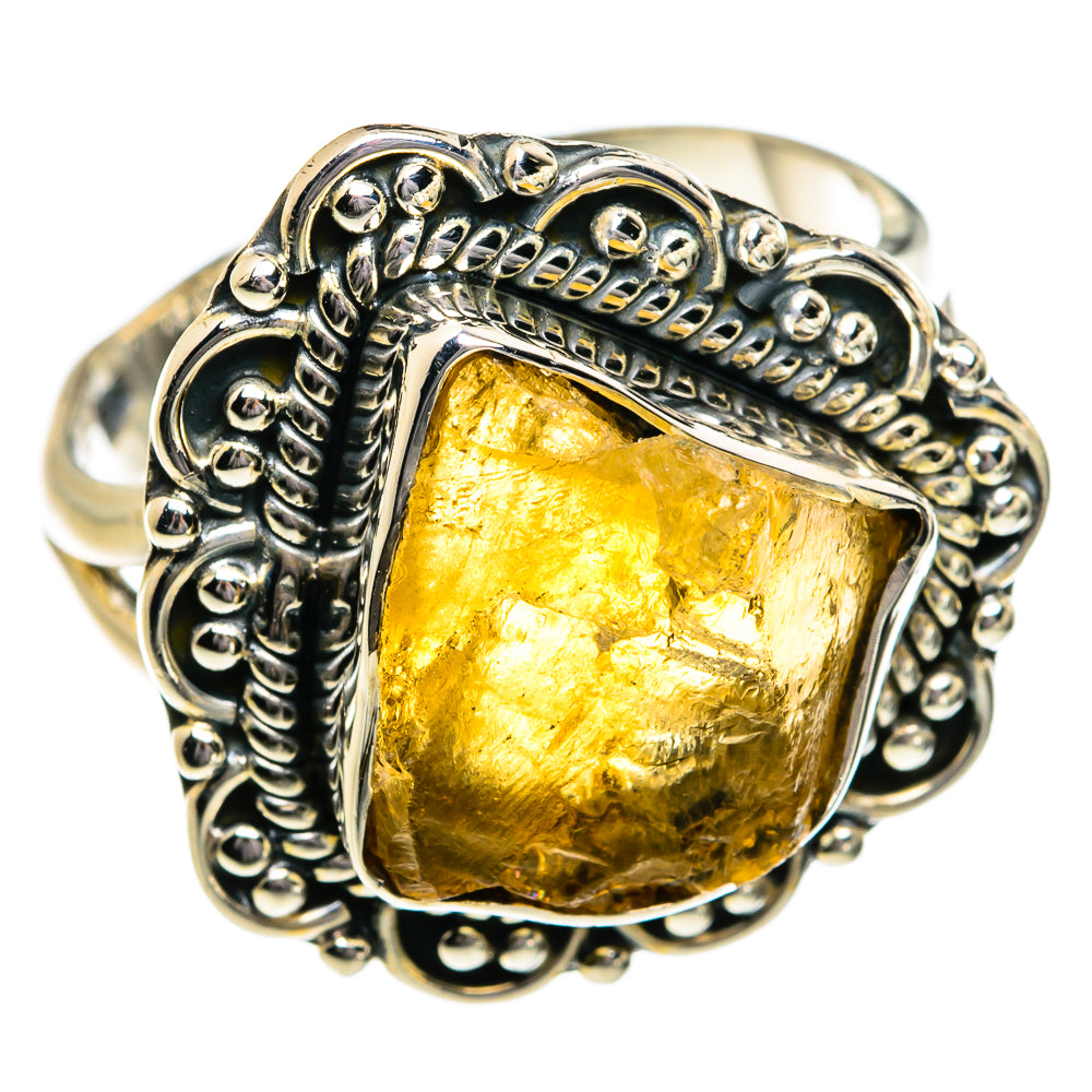 Citrine Rings handcrafted by Ana Silver Co - RING80585 - Photo 2