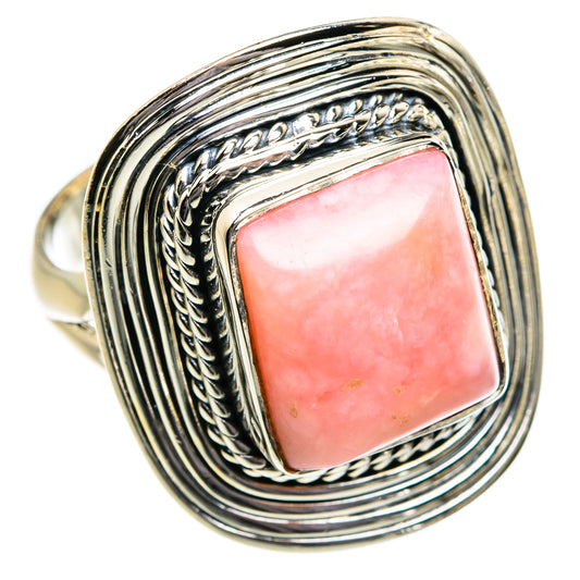 Pink Opal Rings handcrafted by Ana Silver Co - RING80586