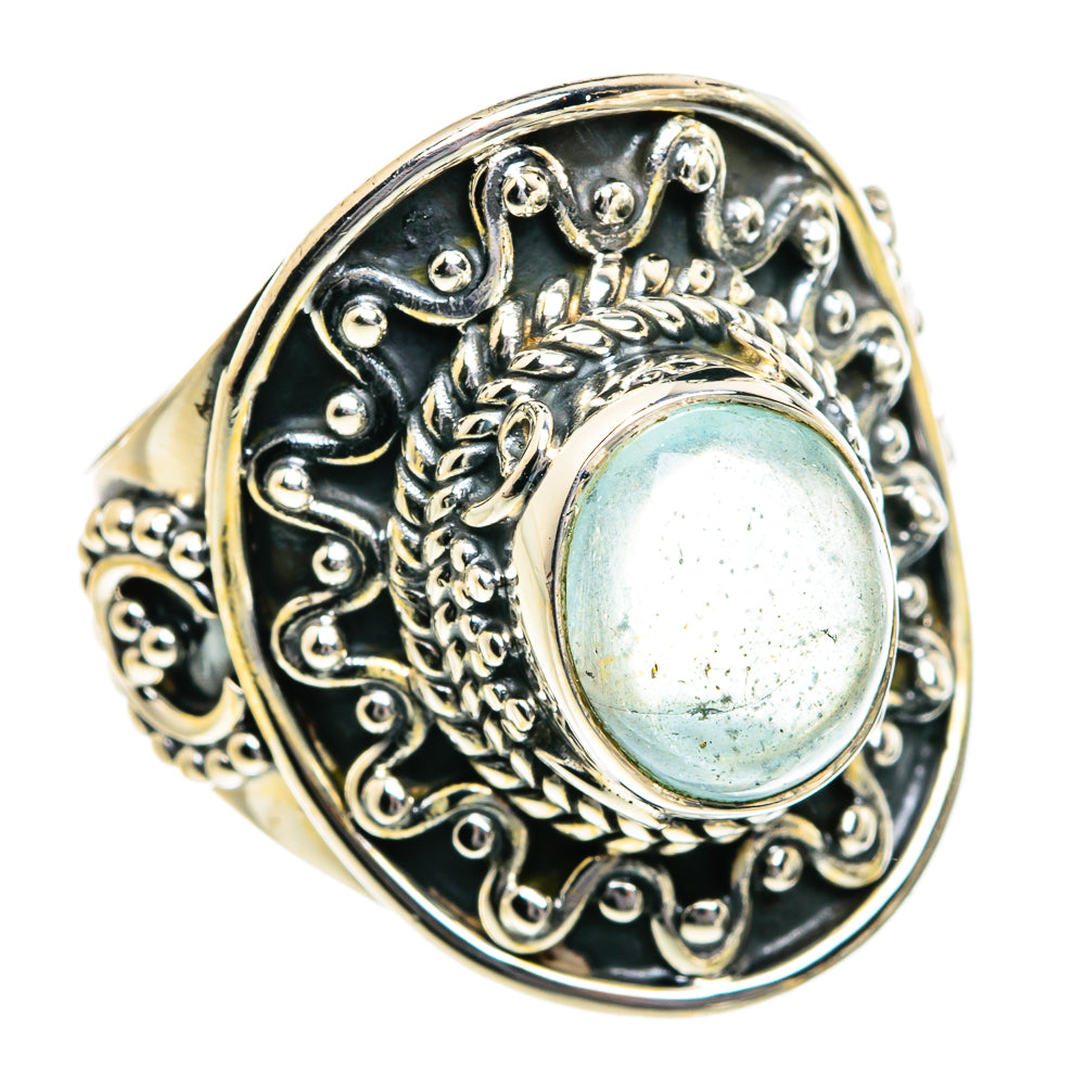 Aquamarine Rings handcrafted by Ana Silver Co - RING80607