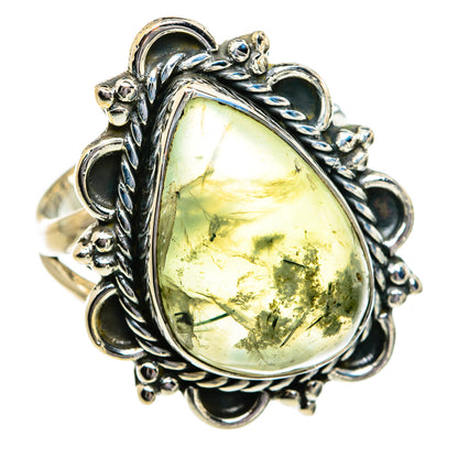 Prehnite Rings handcrafted by Ana Silver Co - RING80615