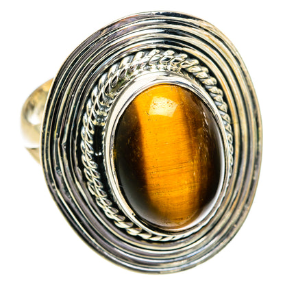 Tiger Eye Rings handcrafted by Ana Silver Co - RING80618