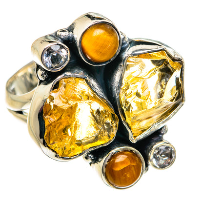 Citrine Rings handcrafted by Ana Silver Co - RING80652