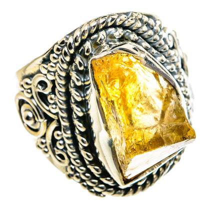 Citrine Rings handcrafted by Ana Silver Co - RING80653