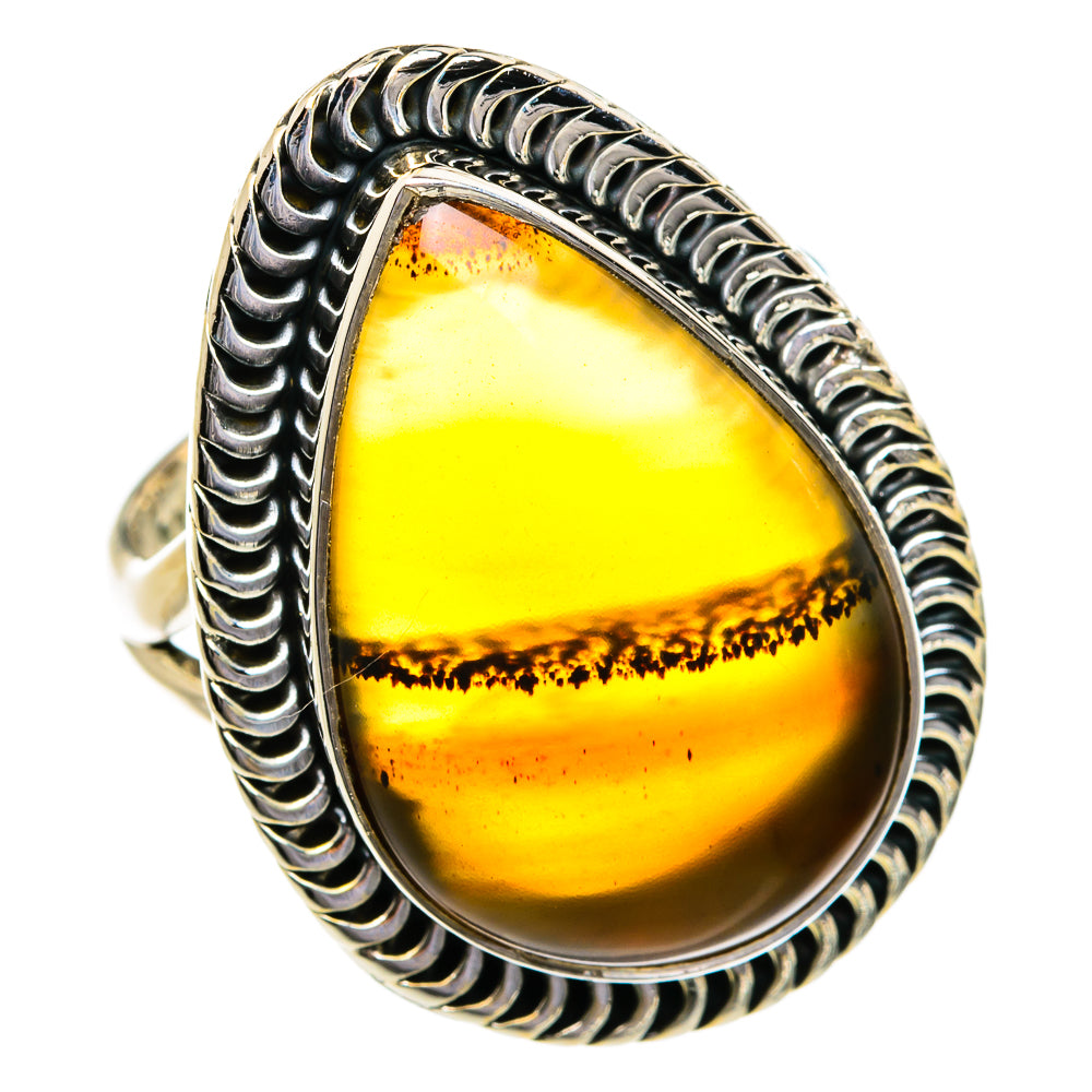 Botswana Agate Rings handcrafted by Ana Silver Co - RING80680
