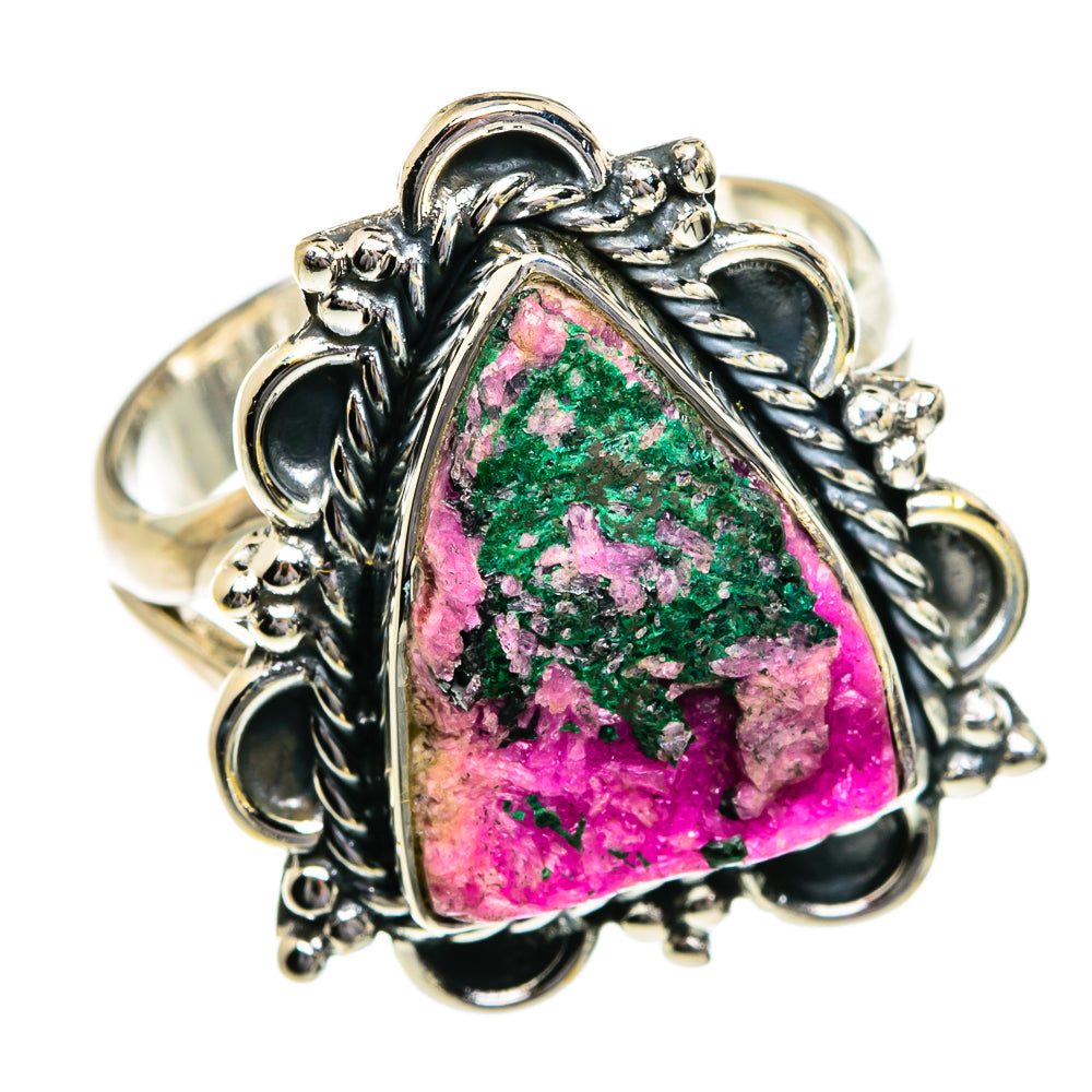 Cobalto Calcite Druzy Rings handcrafted by Ana Silver Co - RING80684
