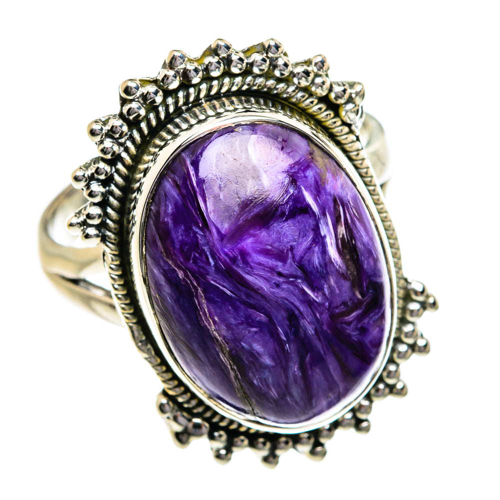 Charoite Rings handcrafted by Ana Silver Co - RING80688