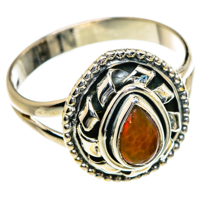 Ethiopian Opal Rings handcrafted by Ana Silver Co - RING80697