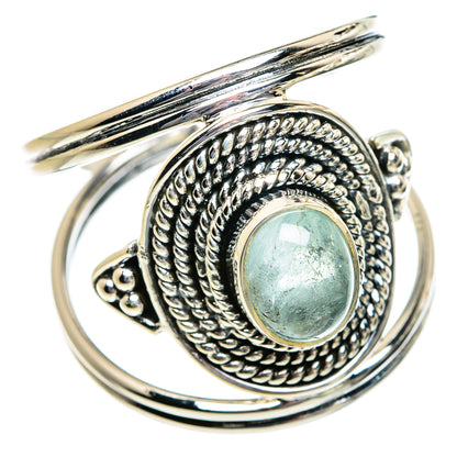 Aquamarine Rings handcrafted by Ana Silver Co - RING80702