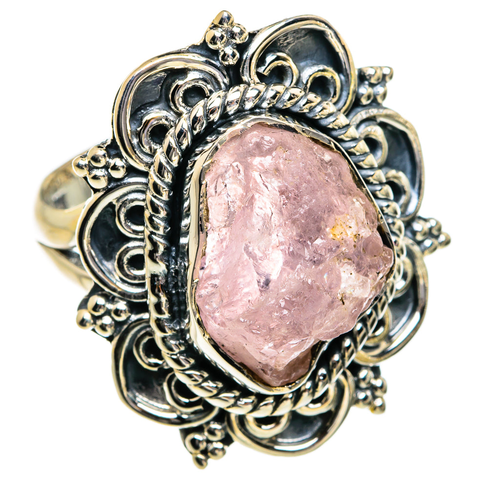 Rose Quartz Rings handcrafted by Ana Silver Co - RING80711