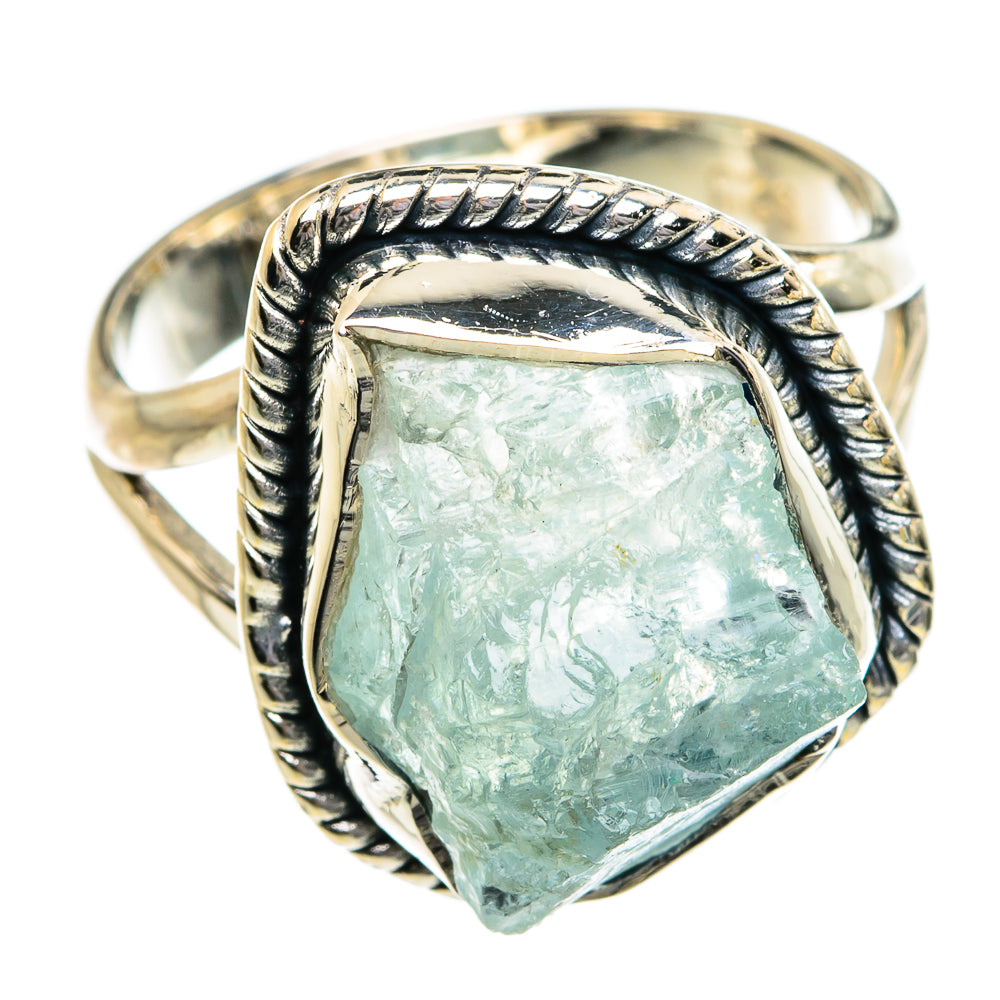 Aquamarine Rings handcrafted by Ana Silver Co - RING80724