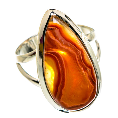 Lake Superior Agate Rings handcrafted by Ana Silver Co - RING80735