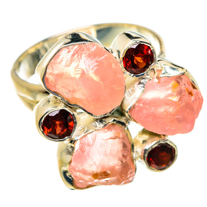 Rose Quartz Rings handcrafted by Ana Silver Co - RING80737