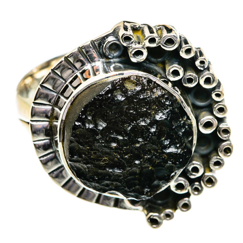Tektite Rings handcrafted by Ana Silver Co - RING80740