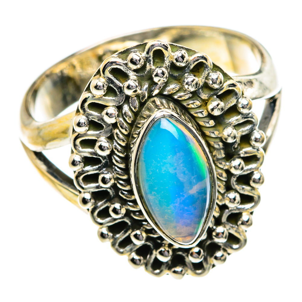 Ethiopian Opal Rings handcrafted by Ana Silver Co - RING80747