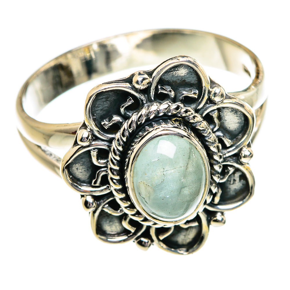 Aquamarine Rings handcrafted by Ana Silver Co - RING80753