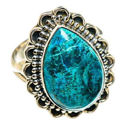 Chrysocolla Rings handcrafted by Ana Silver Co - RING80754