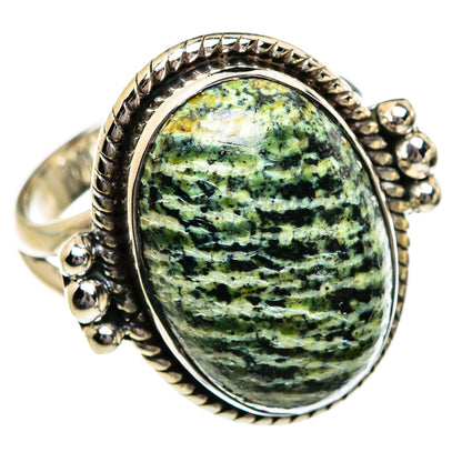 Lizard Jasper Rings handcrafted by Ana Silver Co - RING80757