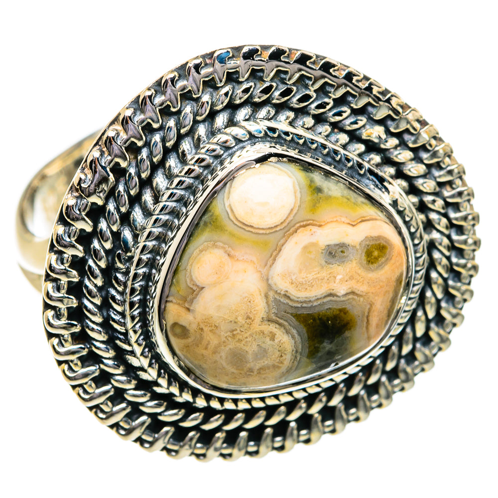 Ocean Jasper Rings handcrafted by Ana Silver Co - RING80768