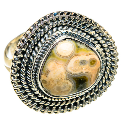 Ocean Jasper Rings handcrafted by Ana Silver Co - RING80768