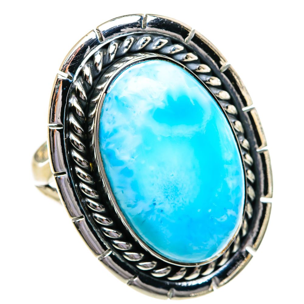 Larimar Rings handcrafted by Ana Silver Co - RING80775