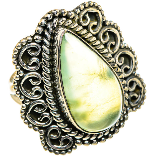 Prehnite Rings handcrafted by Ana Silver Co - RING80779