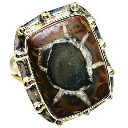 Septarian Geode Rings handcrafted by Ana Silver Co - RING80786