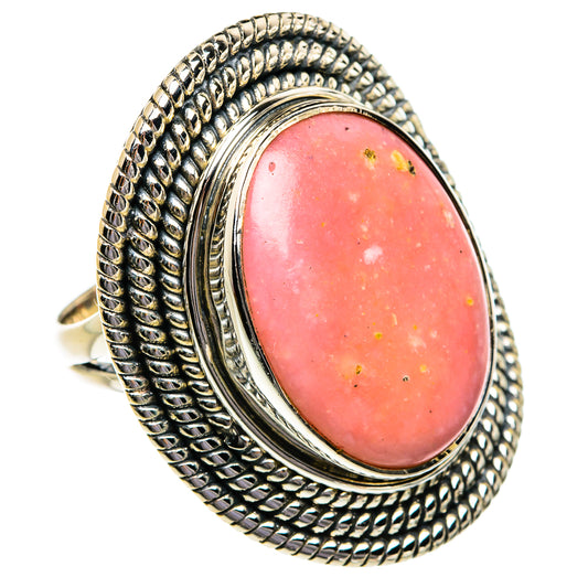 Pink Opal Rings handcrafted by Ana Silver Co - RING80789