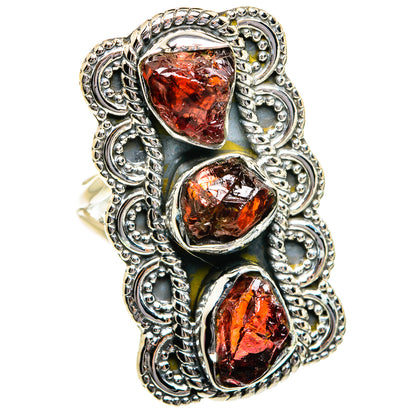 Garnet Rings handcrafted by Ana Silver Co - RING80792