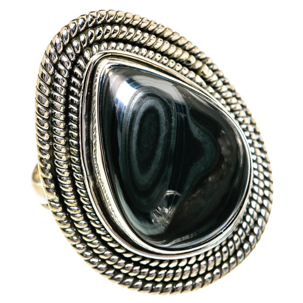 Psilomelane Rings handcrafted by Ana Silver Co - RING80796