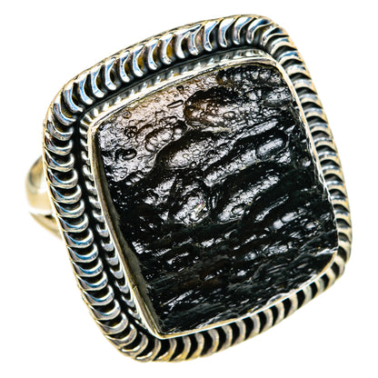 Tektite Rings handcrafted by Ana Silver Co - RING80798 - Photo 2