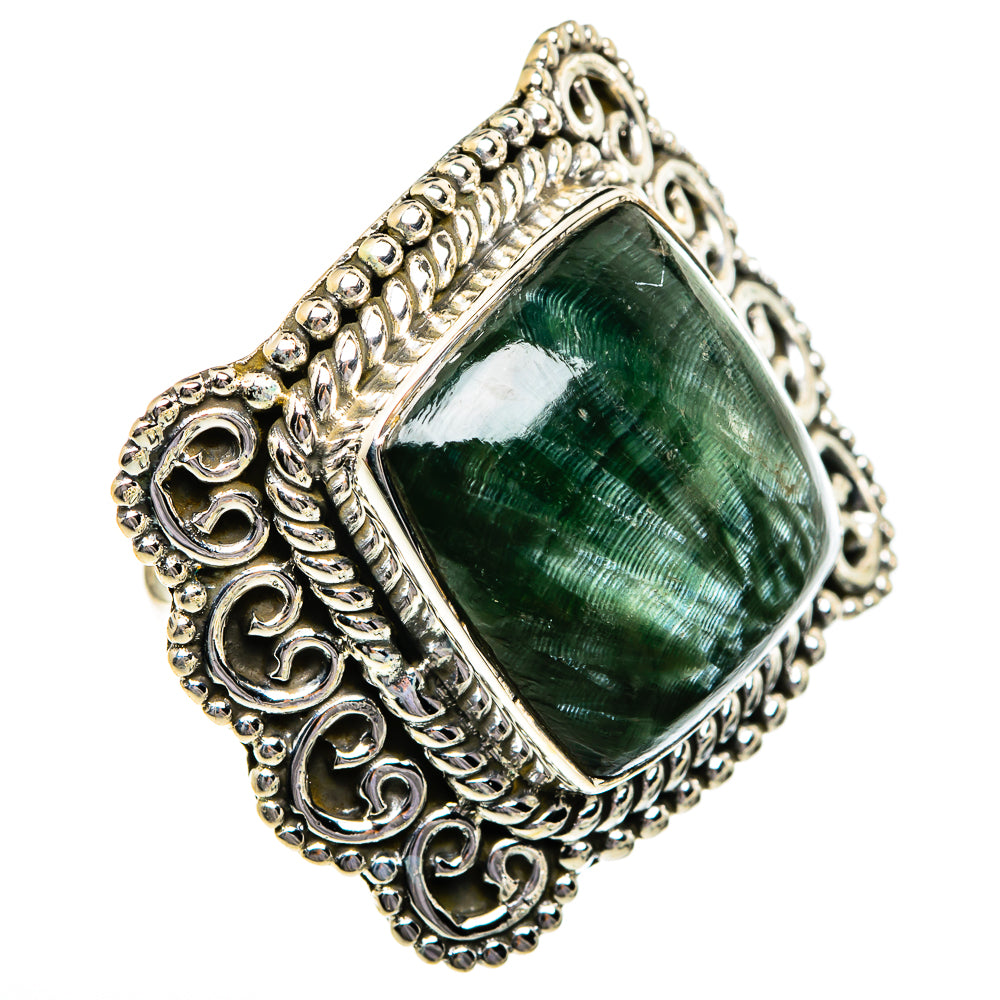 Seraphinite Rings handcrafted by Ana Silver Co - RING80820