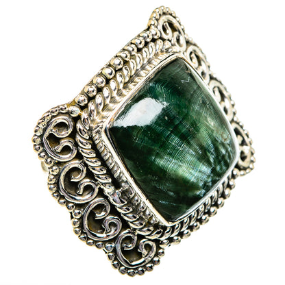 Seraphinite Rings handcrafted by Ana Silver Co - RING80820