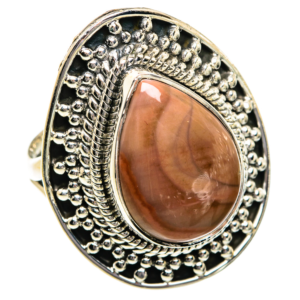 Imperial Jasper Rings handcrafted by Ana Silver Co - RING80821 - Photo 2